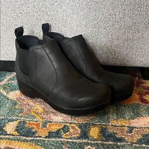 Dansko Black Ankle Booties